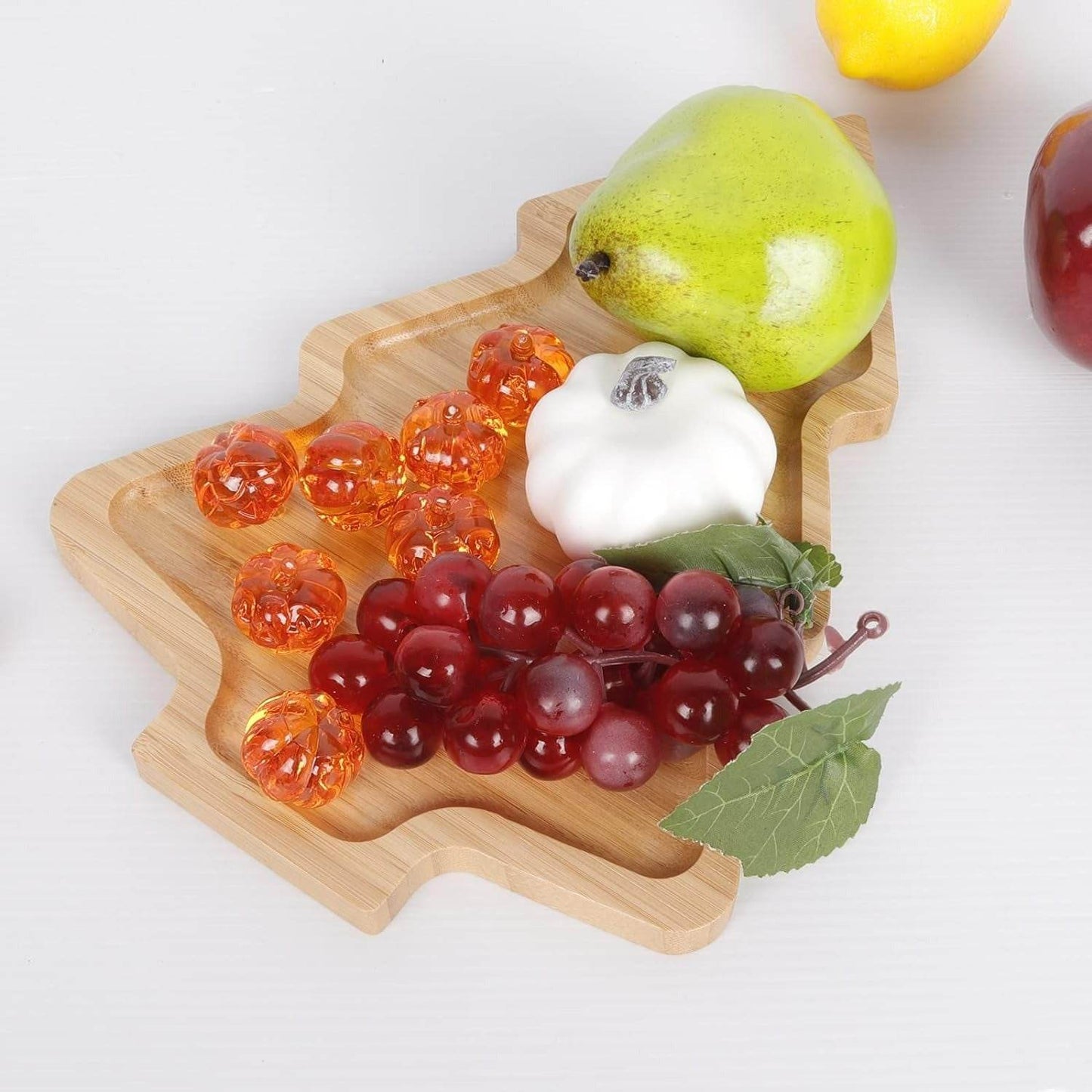 Tree Bamboo Snack Plate (28cm) - DMC Wholesale