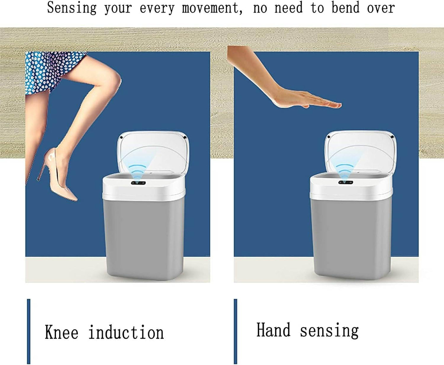 Smart Sensor Trash Can (15L) - DMC Wholesale