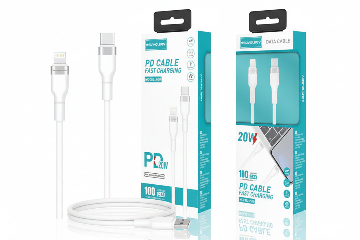 PD Cable Fast Charging 20W USB-C 100cm