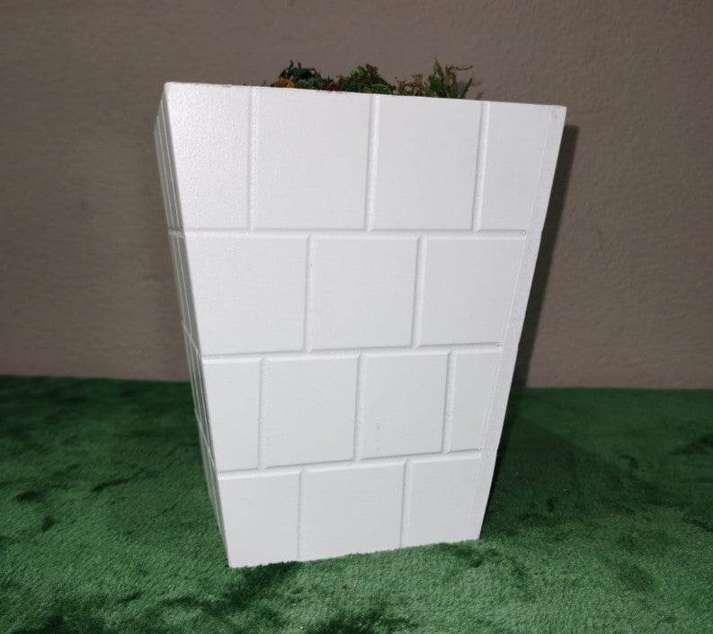Small Square Flower Pot (16cm) - DMC Wholesale