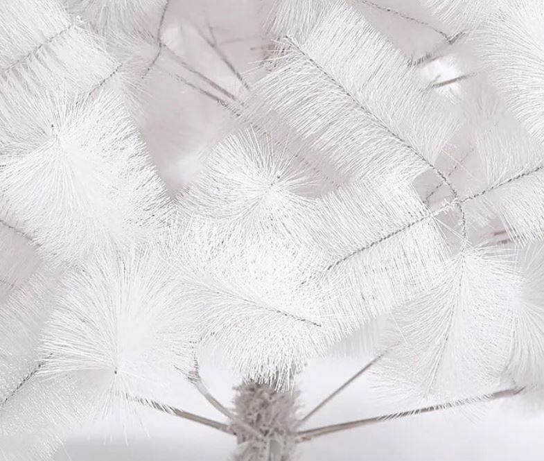 Artificial Pine Needle Christmas Tree (1.8m)(White) - DMC Wholesale