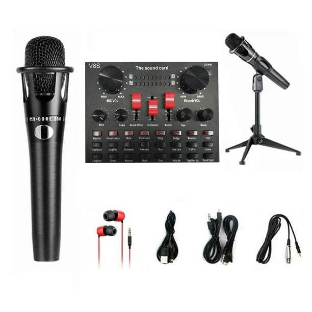 V8 Sound Card And Microphone Set - DMC Wholesale