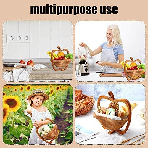 Collapsible Bamboo Fruit Basket - DMC Wholesale