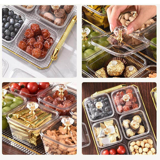 Multifunctional Snacks Dish Tray (8 Bowls) - DMC Wholesale