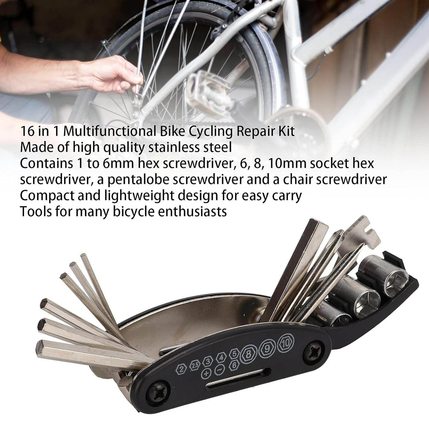 Universal Motorcycle Bicycle Repair Kit - DMC Wholesale