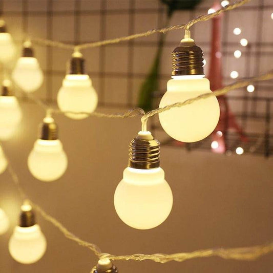 Bulb String Lights (10L)(3m)(Yellow) - DMC Wholesale