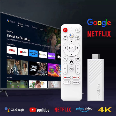 4K Android TV Stick with Voice Remote