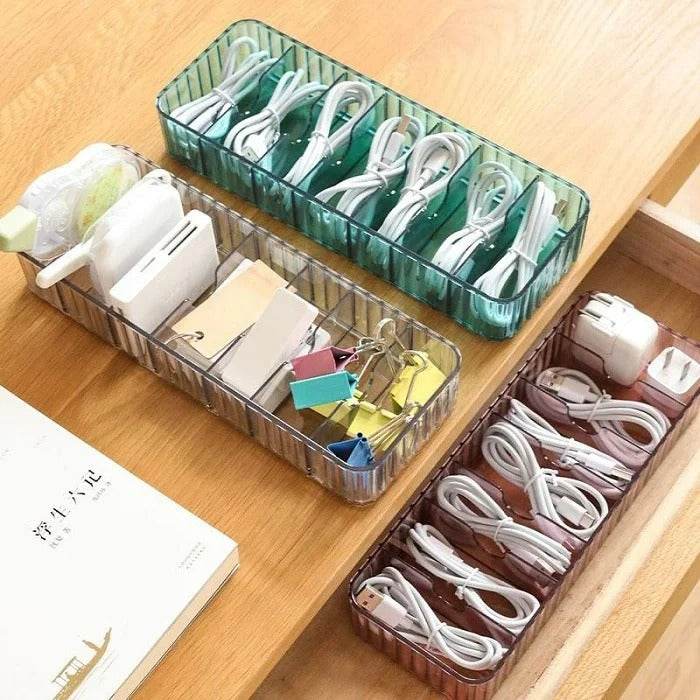 Data Cable Storage Box (Grey) - DMC Wholesale