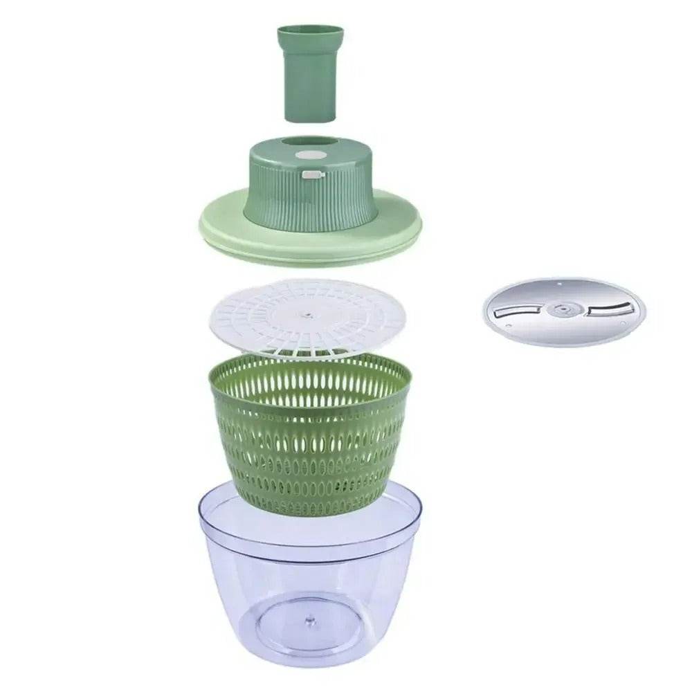 Multifunctional Electric Vegetable Chopper and Salad Spinner - DMC Wholesale