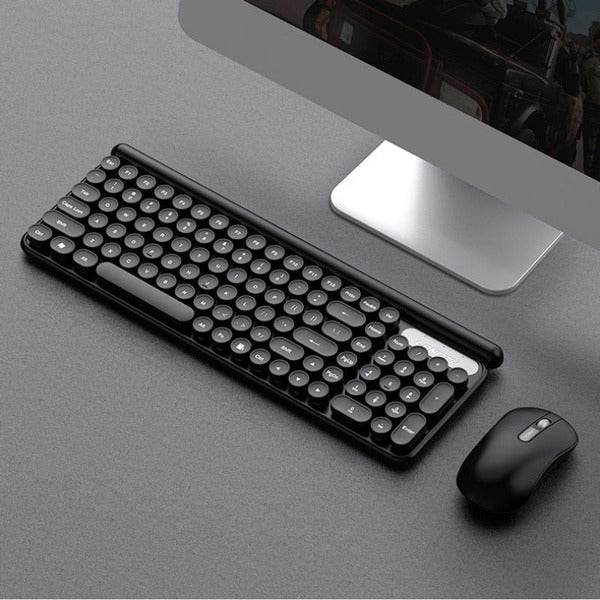 Wireless Home Office Keyboard Mouse Set (Black) - DMC Wholesale