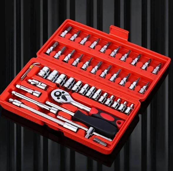 Tools Socket Wrench Set (46 pcs) - DMC Wholesale