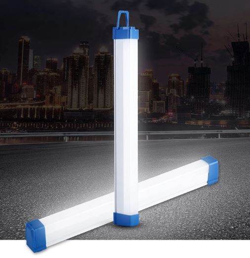 Rechargeable Portable LED Tube Light (32cm) - DMC Wholesale