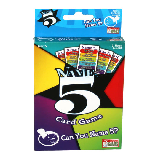 Name 5 Card Game