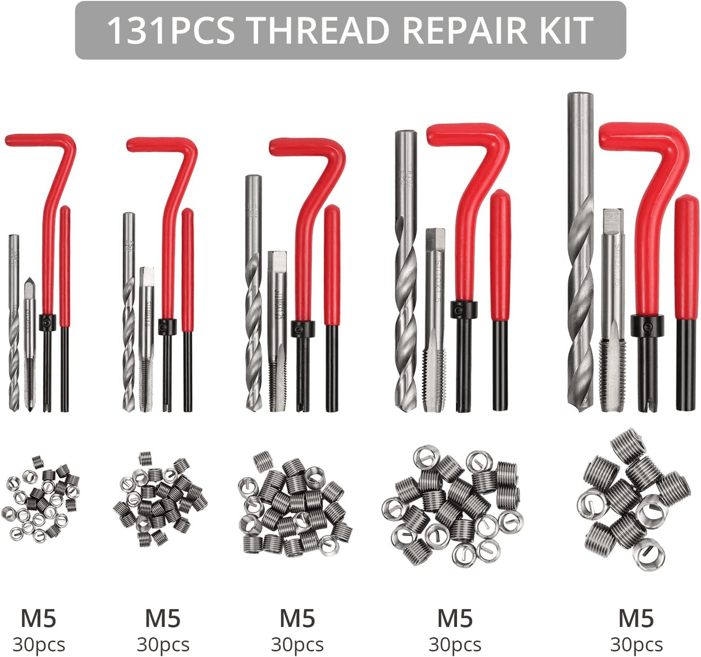 Helicoil Type Thread Repair Tool Kit - DMC Wholesale