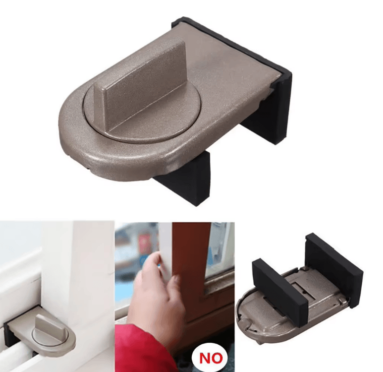Anti-Theft Switch Sliding Door And Window Safety Lock (Each) - DMC Wholesale