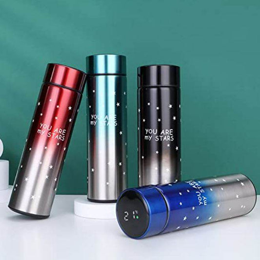 Vacuum Flask With Temperature Display (Stars)(500ml) - DMC Wholesale