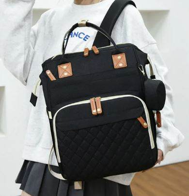 Multifunctional Bassinet Nappy Bag (Grey) - DMC Wholesale