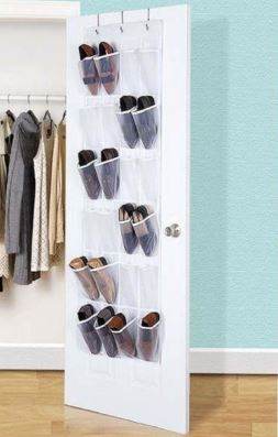 Over the door Shoe organiser (24 Pocket) - DMC Wholesale