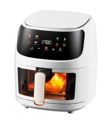 Air Fryer with Clear View Food Basket (8L) - Alt View