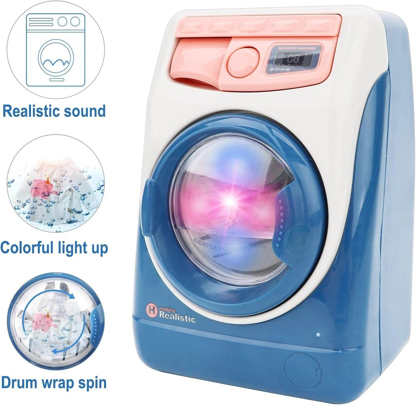 Simulation Mini Washing Machine Appliance Toy - DMC Wholesale