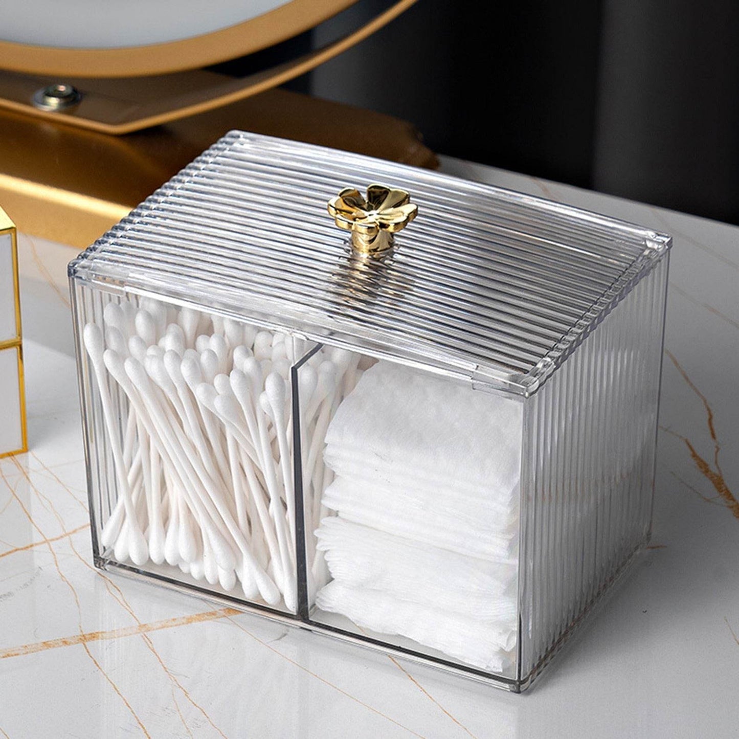Square Acrylic Cosmetic Organiser Storage Box - DMC Wholesale