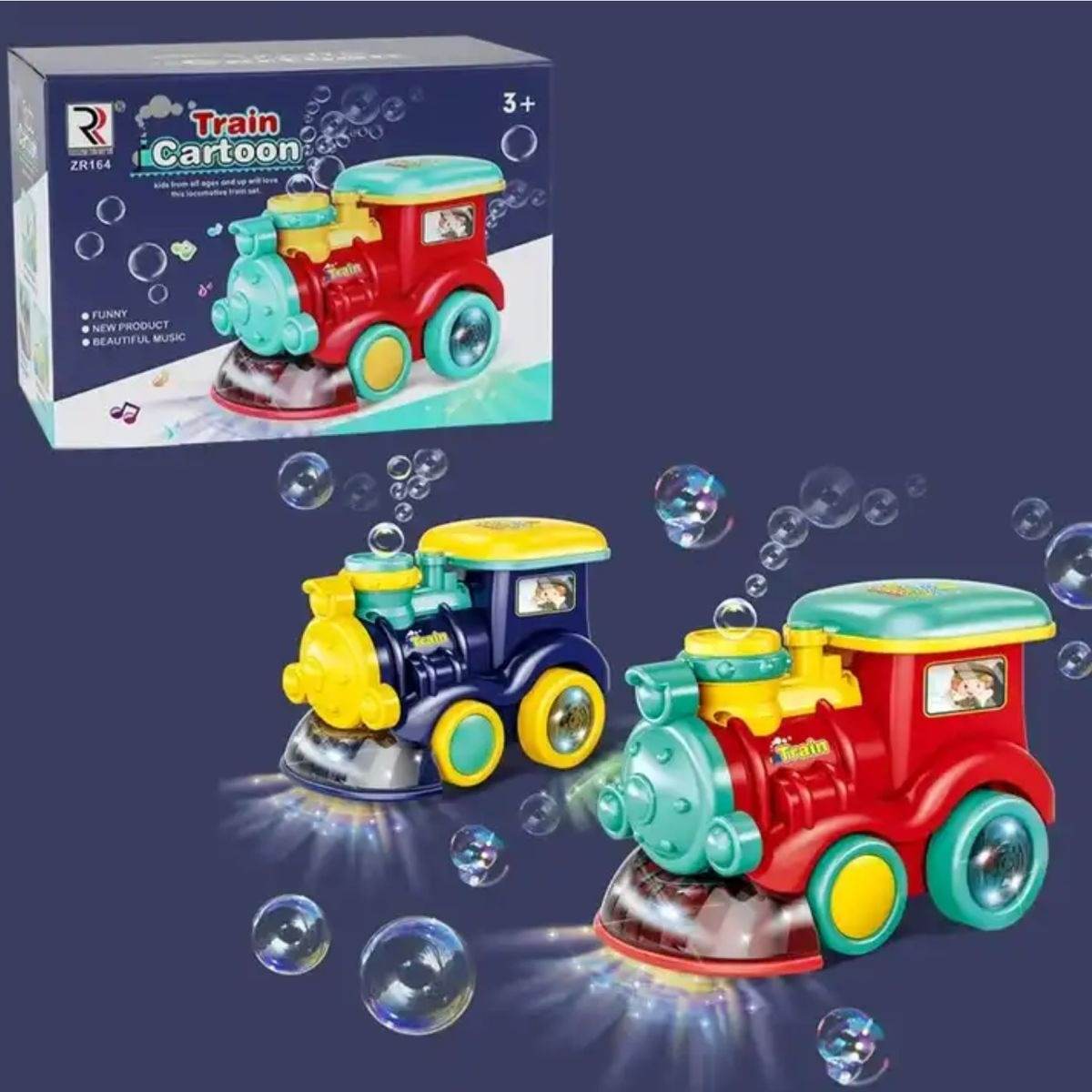Musical Bubble Blowing Steam Locomotive Toy - DMC Wholesale
