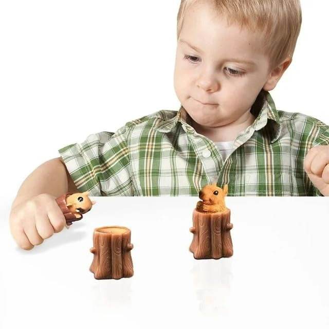 Popping up Squirrel Squeeze Toy (Each) - DMC Wholesale