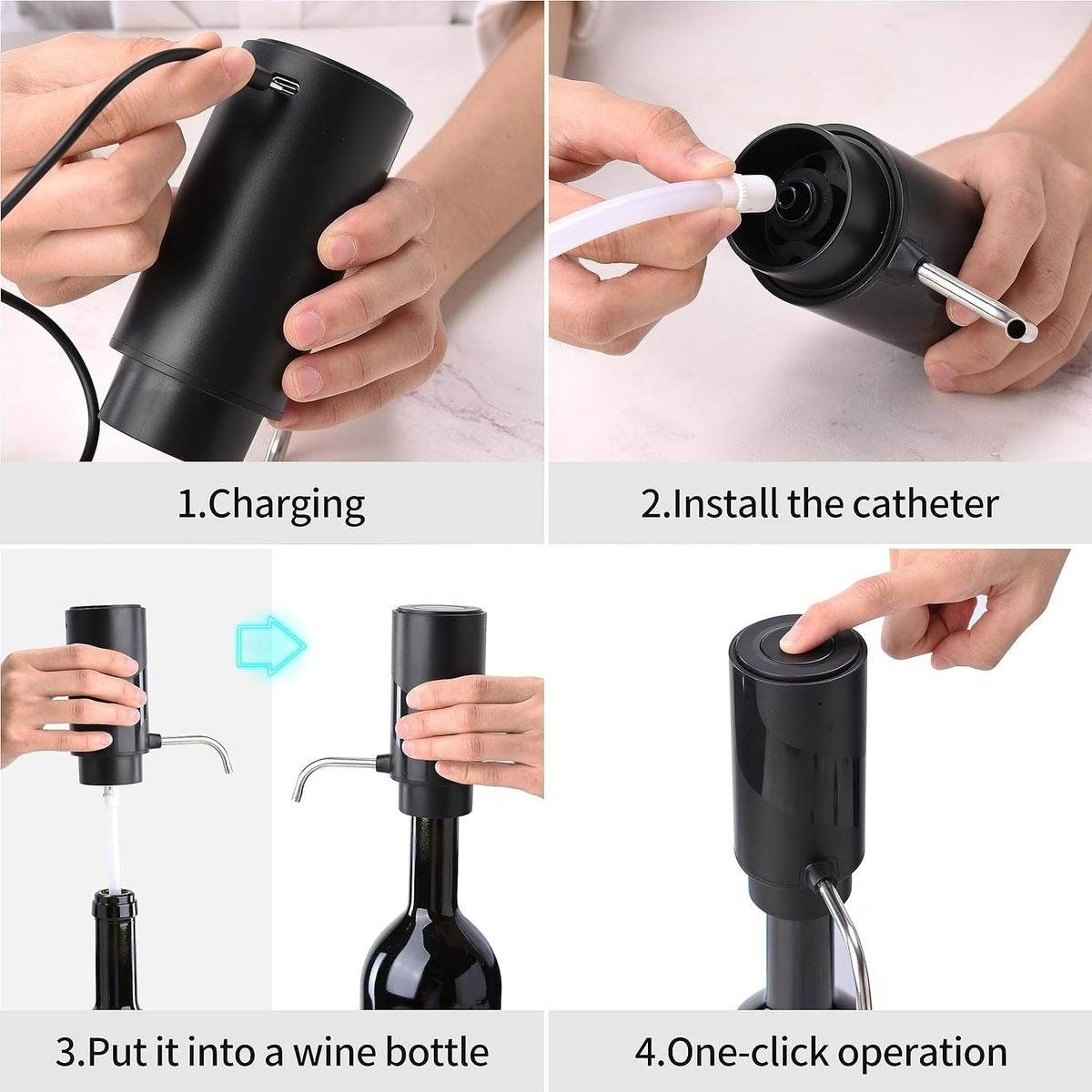 Automatic Wine Bottle Dispenser Decanter - DMC Wholesale