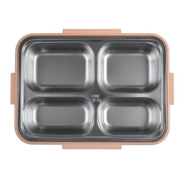 Four Compartment Rectangular Lunch Box - DMC Wholesale
