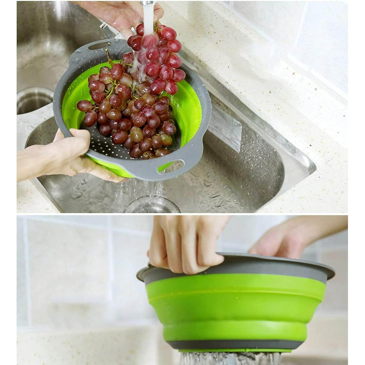 Collapsible Filter Basket Colanders (2 pcs) - DMC Wholesale