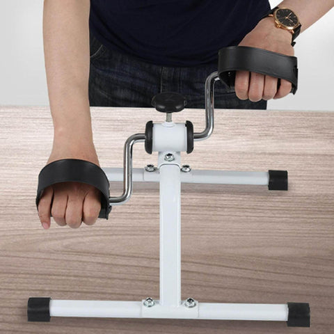 Under Desk Bike And Arm Rowing Pedal Exerciser - Alt View