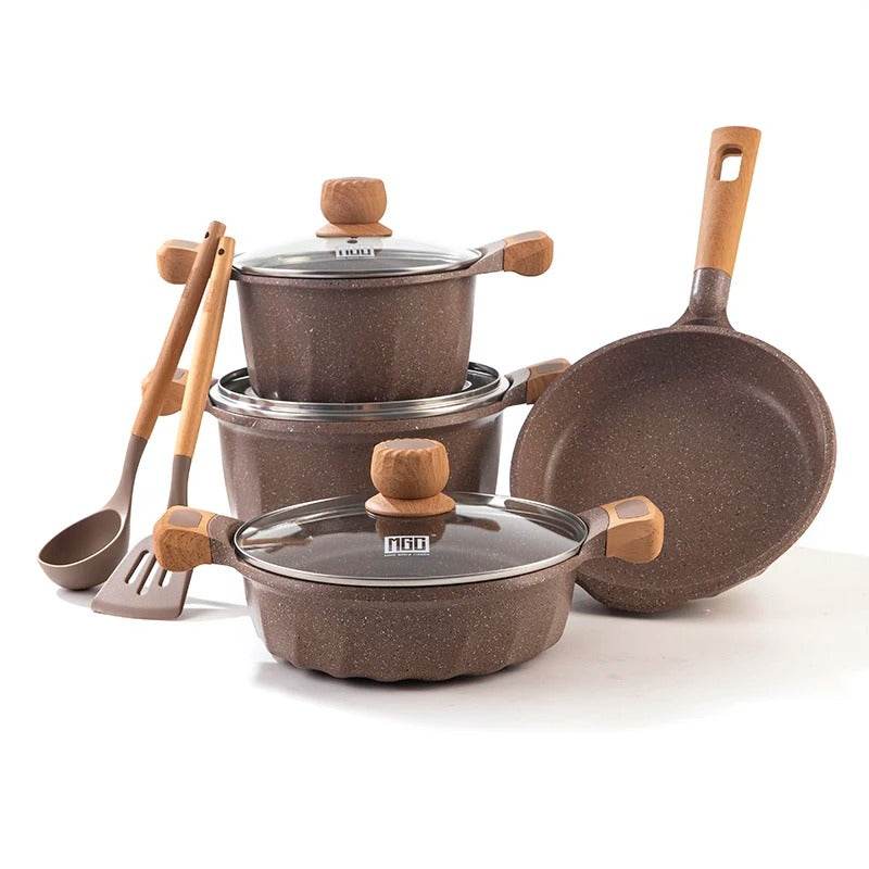Non-Stick Induction Bottom Cooking Pot Set - DMC Wholesale