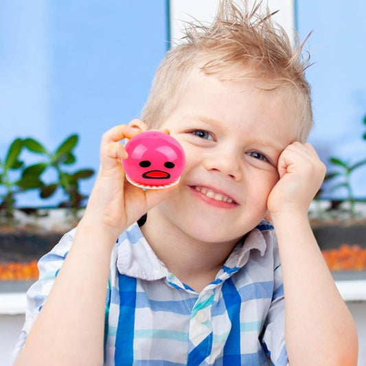 Egg Yolk Pressure Ball Squeeze Toy (Each) - DMC Wholesale