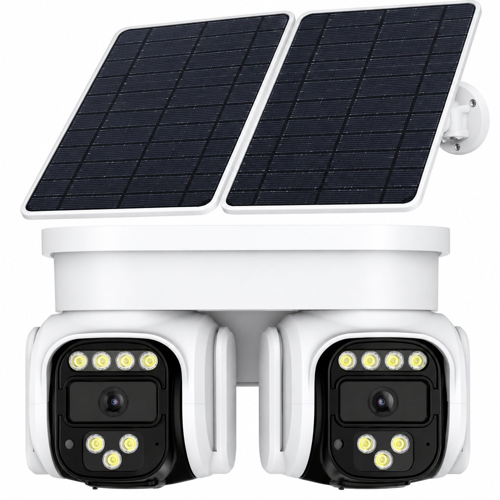 4G Dual Solar Security Camera System