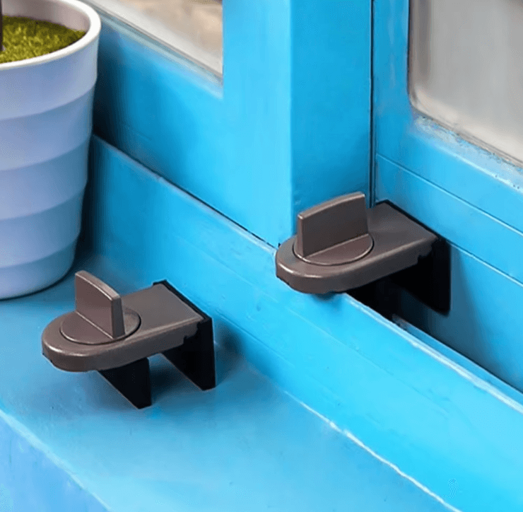 Anti-Theft Switch Sliding Door And Window Safety Lock (Each) - DMC Wholesale