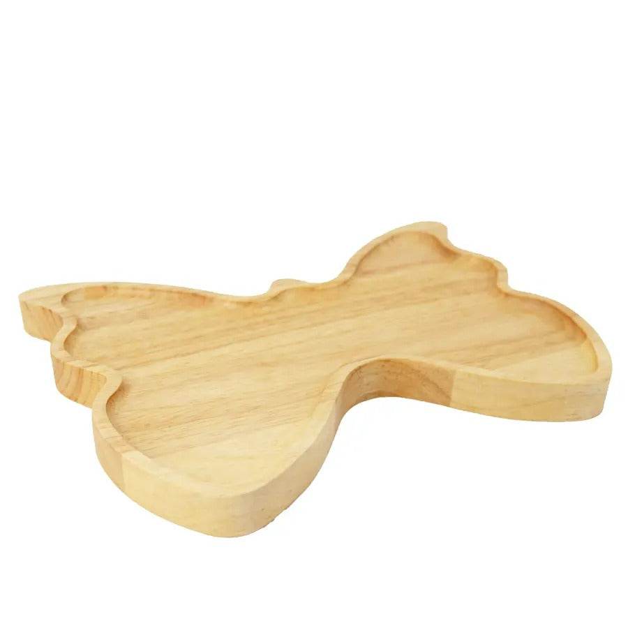 Wooden Butterfly Fruit Plate - DMC Wholesale