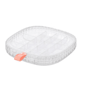 Transparent Jewellery Tray Organiser (1 Layer) - Alt View