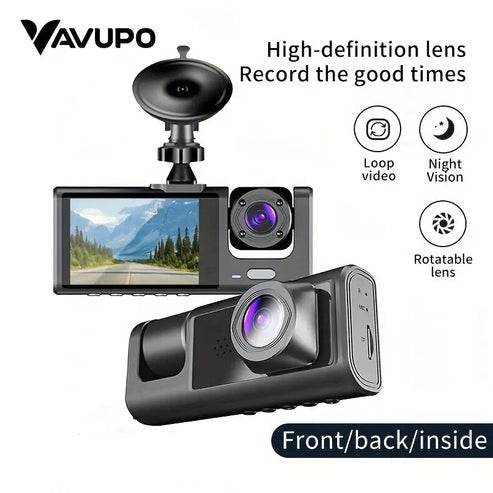 3 Channel 1080p Mini Vehicle Dash Cam - DMC Wholesale