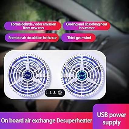 USB Car Ventilation Fan - DMC Wholesale