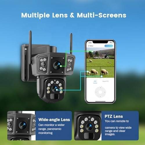 4K Solar Security Cameras Outdoor (4G) - DMC Wholesale