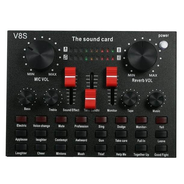 V8 Sound Card And Microphone Set - DMC Wholesale