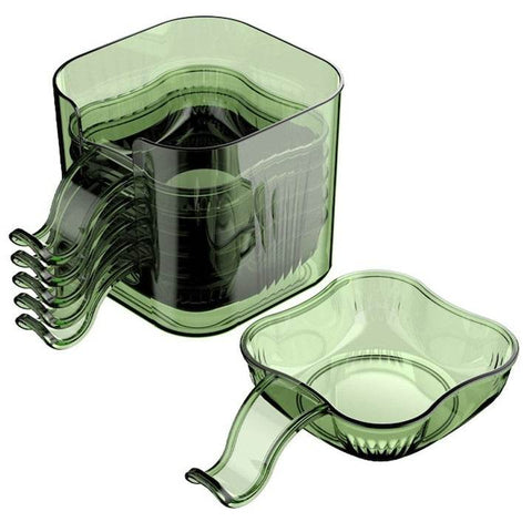 Dipping Serving Plates (6 pcs)(Green) - Alt View