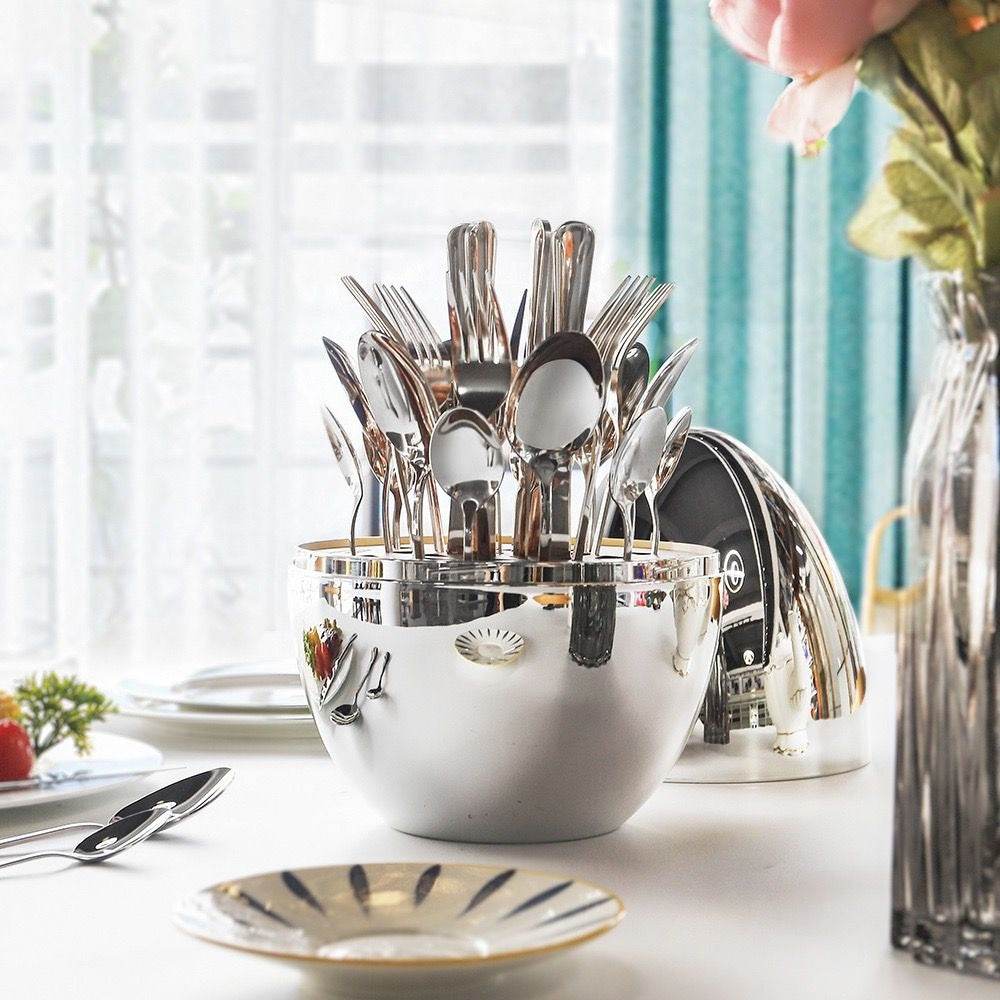 Luxury Cutlery Egg Set (24 pcs) - DMC Wholesale