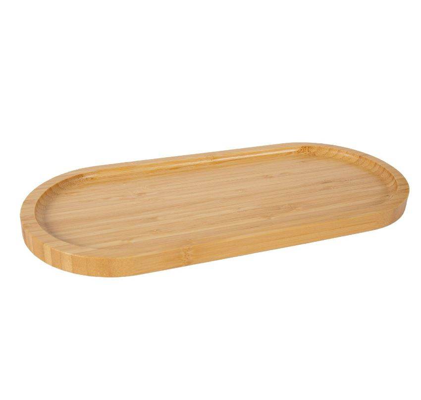 Wooden Oval Snack Plate - DMC Wholesale
