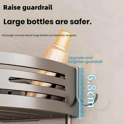 Corner Bathroom Rack (1 Tier) - Alt View