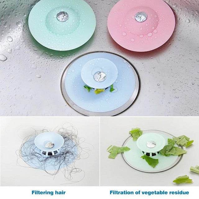 Dual Purpose Drain Stop and Hair Catcher - DMC Wholesale