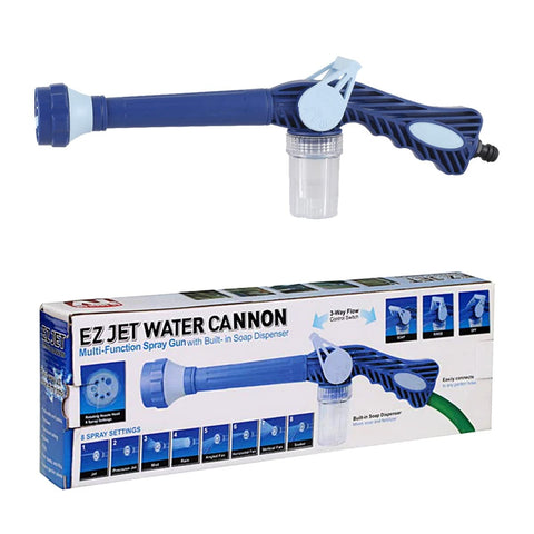 Multi-Function Water Spray Gun with Built-In Soap Dispenser