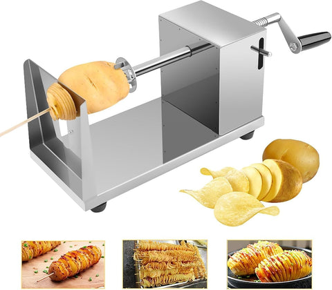 Manual Stainless Steel Spiral Potato Slicer