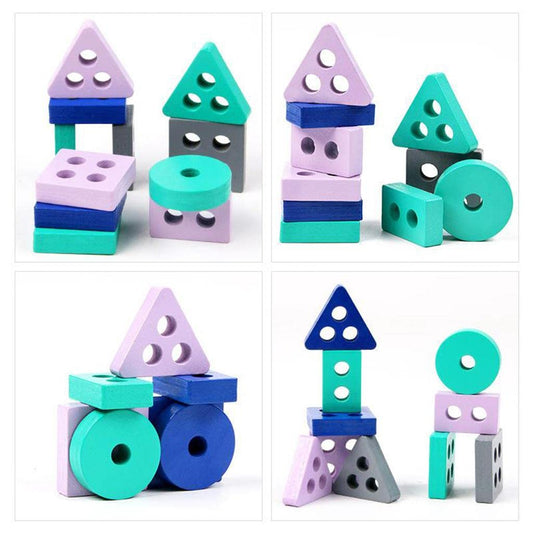 Super Tiny Wooden Sorting And Stacking Toy
