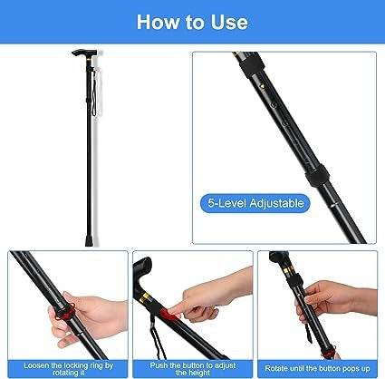 Folding Cane - DMC Wholesale